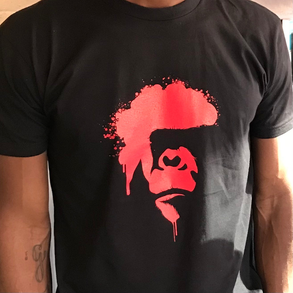 Brooklyn gorilla face t-shirt